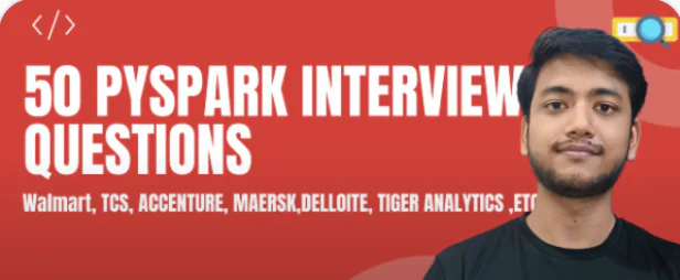 Cover art for the PySpark Interview Preparation course.